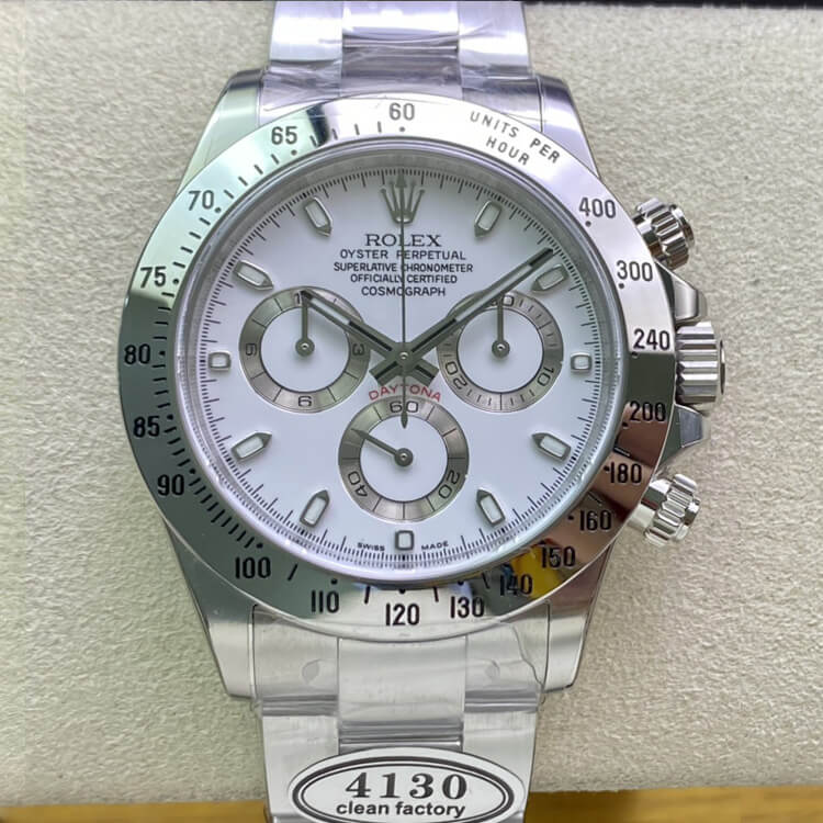 Rolex Cosmograph Daytona 116520LN Clean Factory White Dial Replica Watch Rolex Cosmograph Daytona 116520LN Clean Factory White Dial Replica Watch
