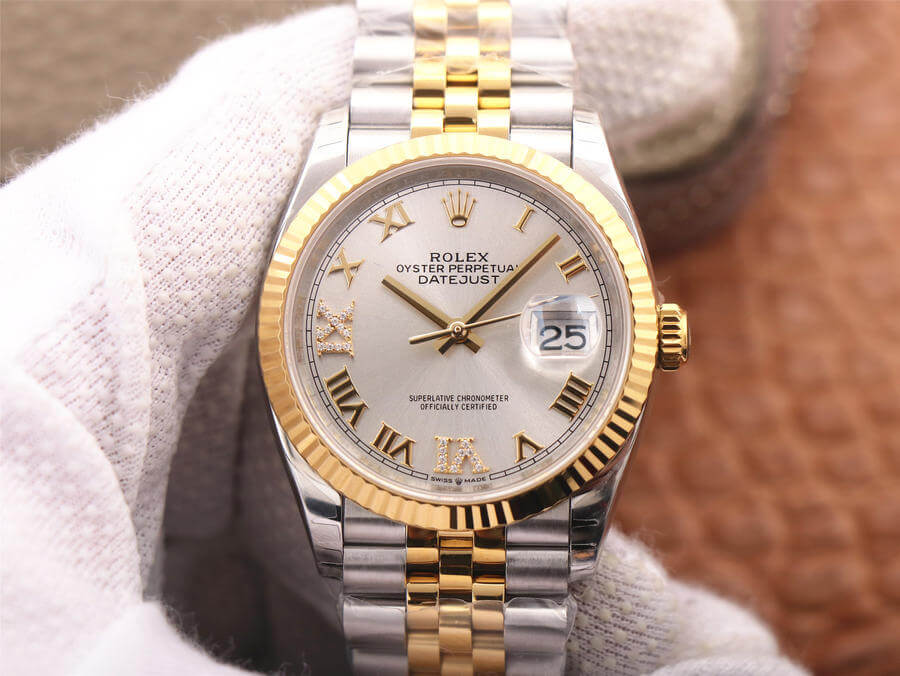Rolex Datejust M126233-0031 EW Factory Yellow Gold Diamond Dial Replica Watch Rolex Datejust M126233-0031 EW Factory Yellow Gold Diamond Dial Replica Watch