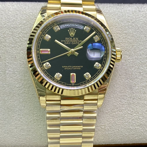 Rolex Day Date 118208 EW Factory Yellow Gold Replica Watch Rolex Day Date 118208 EW Factory Yellow Gold Replica Watch