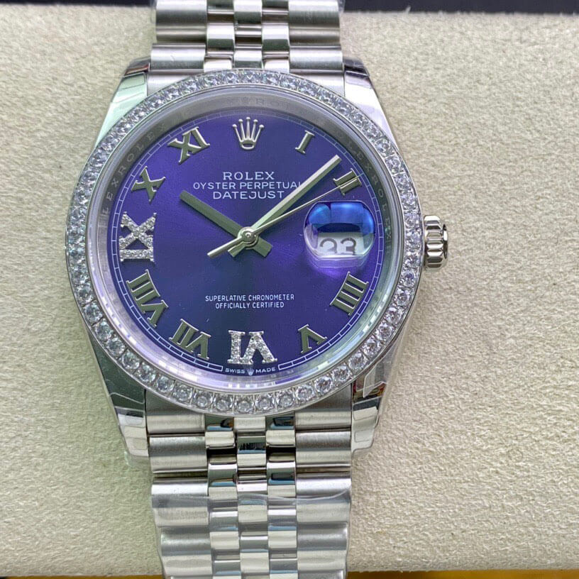 Rolex Datejust M126284RBR-0013 EW Factory Diamond-set Bezel Replica Watch Rolex Datejust M126284RBR-0013 EW Factory Diamond-set Bezel Replica Watch