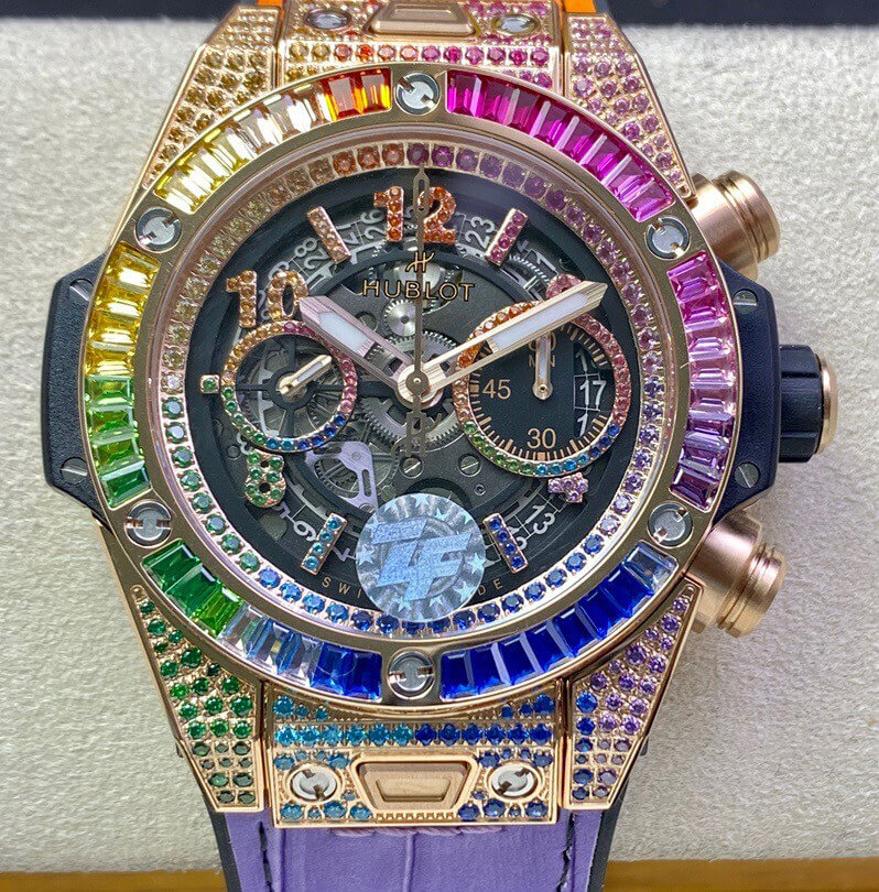 Hublot BIG BANG Unico 411.OX.9910.LR.0999 ZF Factory Rose Gold Skeleton Dial Replica Watch Hublot BIG BANG Unico 411.OX.9910.LR.0999 ZF Factory Rose Gold Skeleton Dial Replica Watch
