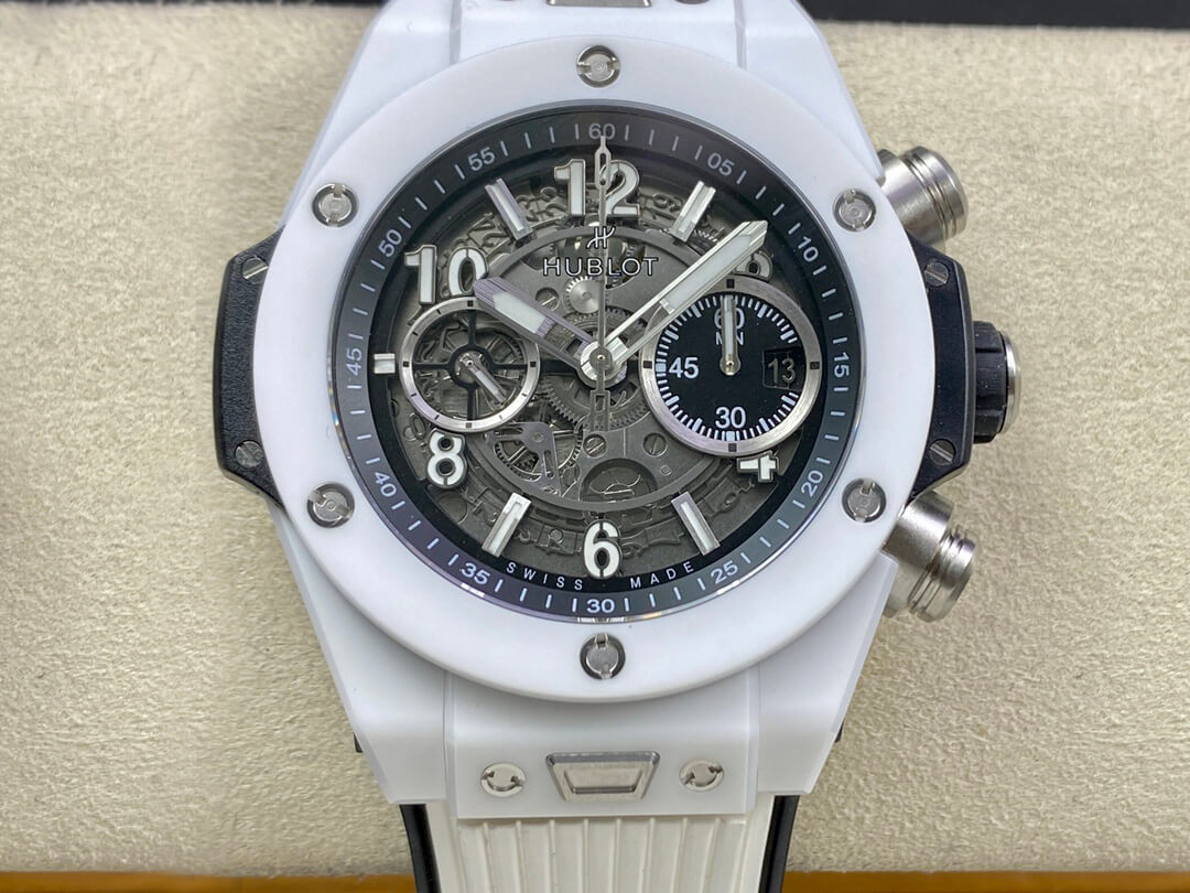 Hublot BIG BANG Unico 421.HX.1170.RX ZF Factory White Ceramic Case Replica Watch Hublot BIG BANG Unico 421.HX.1170.RX ZF Factory White Ceramic Case Replica Watch