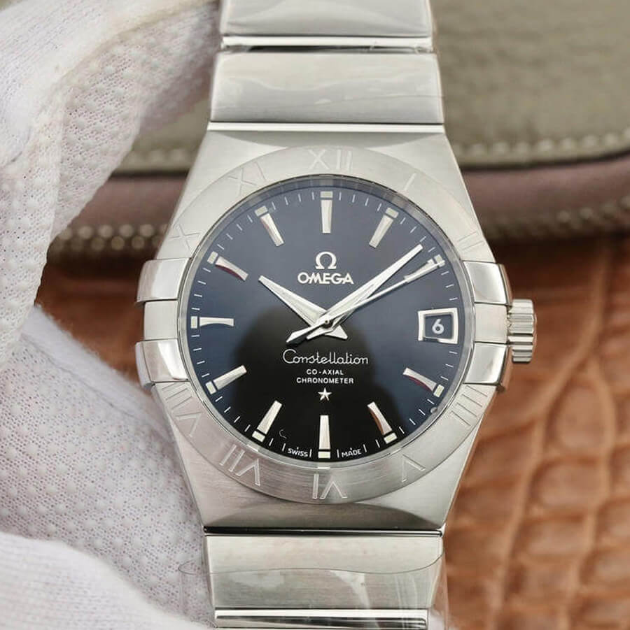 Omega Constellation 123.10.38.21.01.001 VS Factory Black Dial Replica Watch Omega Constellation 123.10.38.21.01.001 VS Factory Black Dial Replica Watch