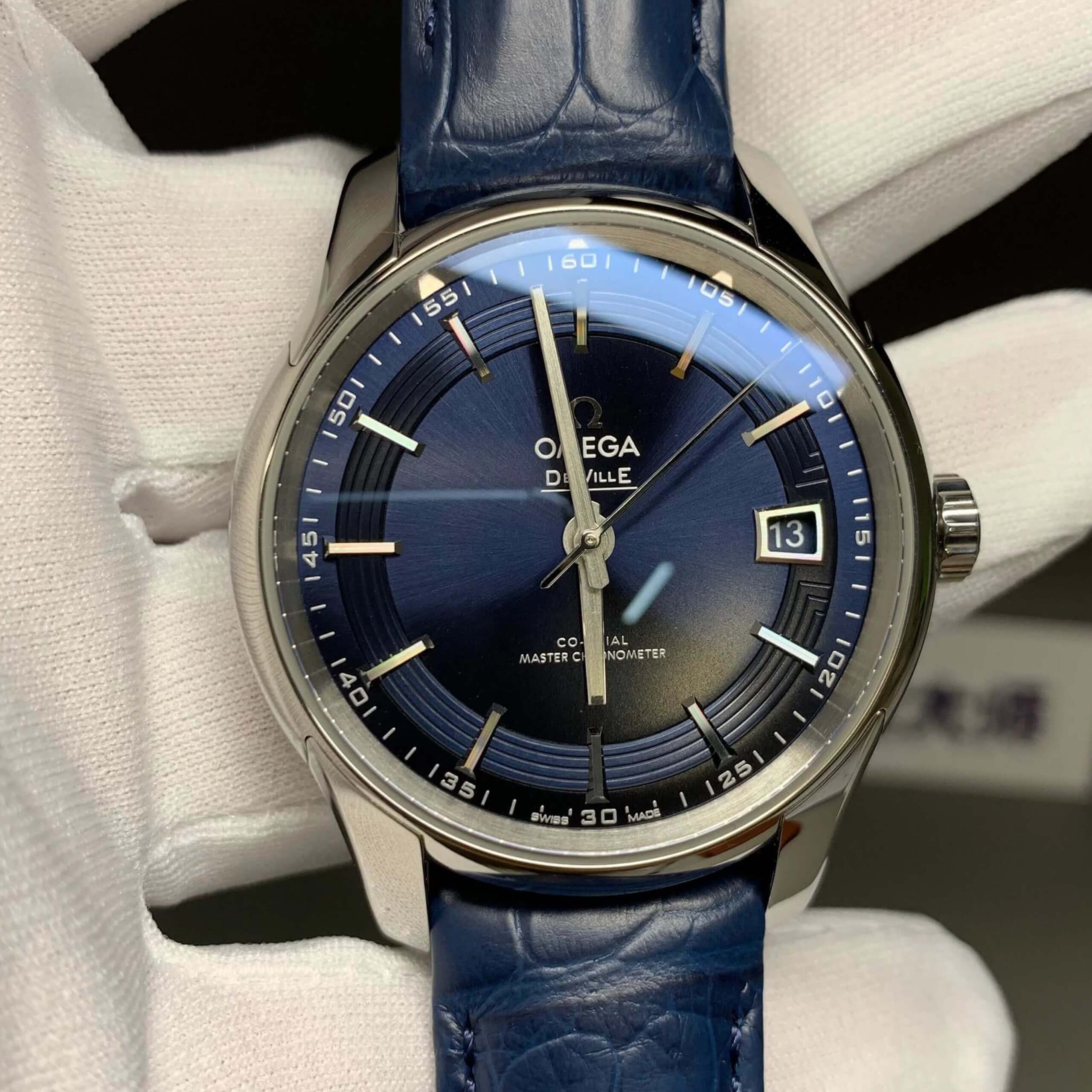 Omega De Ville 433.33.41.21.03.001 VS Factory Blue Dial Replica Watch Omega De Ville 433.33.41.21.03.001 VS Factory Blue Dial Replica Watch
