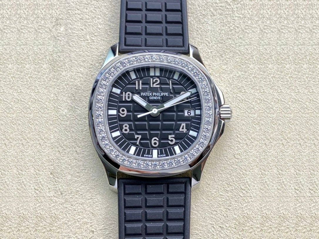 Patek Philippe Aquanaut Quartz Ladies 5067A-001 PPF Factory Diamond-set Bezel Replica Watch Patek Philippe Aquanaut Quartz Ladies 5067A-001 PPF Factory Diamond-set Bezel Replica Watch