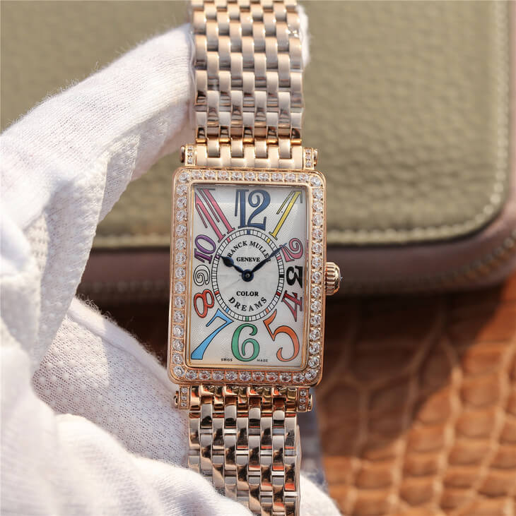 Franck Muller LONG ISLAND 952 Ladies ABF Factory Rose Gold With Diamonds Replica Watch Franck Muller LONG ISLAND 952 Ladies ABF Factory Rose Gold With Diamonds Replica Watch