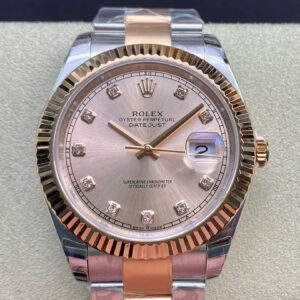 Rolex Datejust M126331-0007 41MM EW Factory V3 Rose Gold Replica Watch