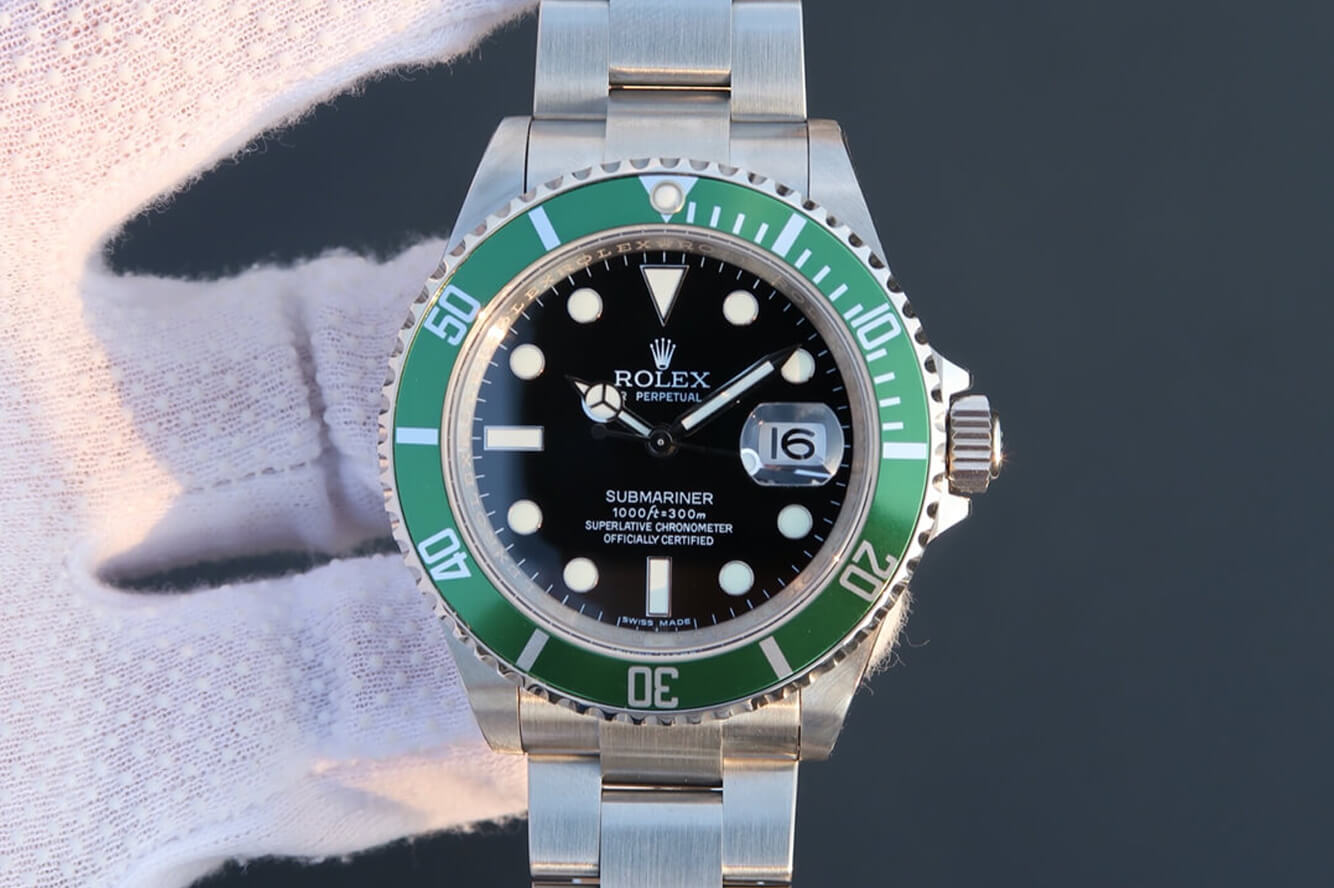 Rolex Submariner 16610LV-93250 JF Factory Green Bezel Replica Watch Rolex Submariner 16610LV-93250 JF Factory Green Bezel Replica Watch