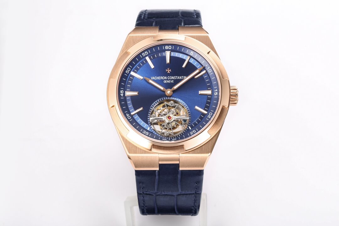 Vacheron Constantin Overseas Tourbillon 6000V/110R-B733 BBR Factory Blue Leather Strap Replica Watch Vacheron Constantin Overseas Tourbillon 6000V/110R-B733 BBR Factory Blue Leather Strap Replica Watch