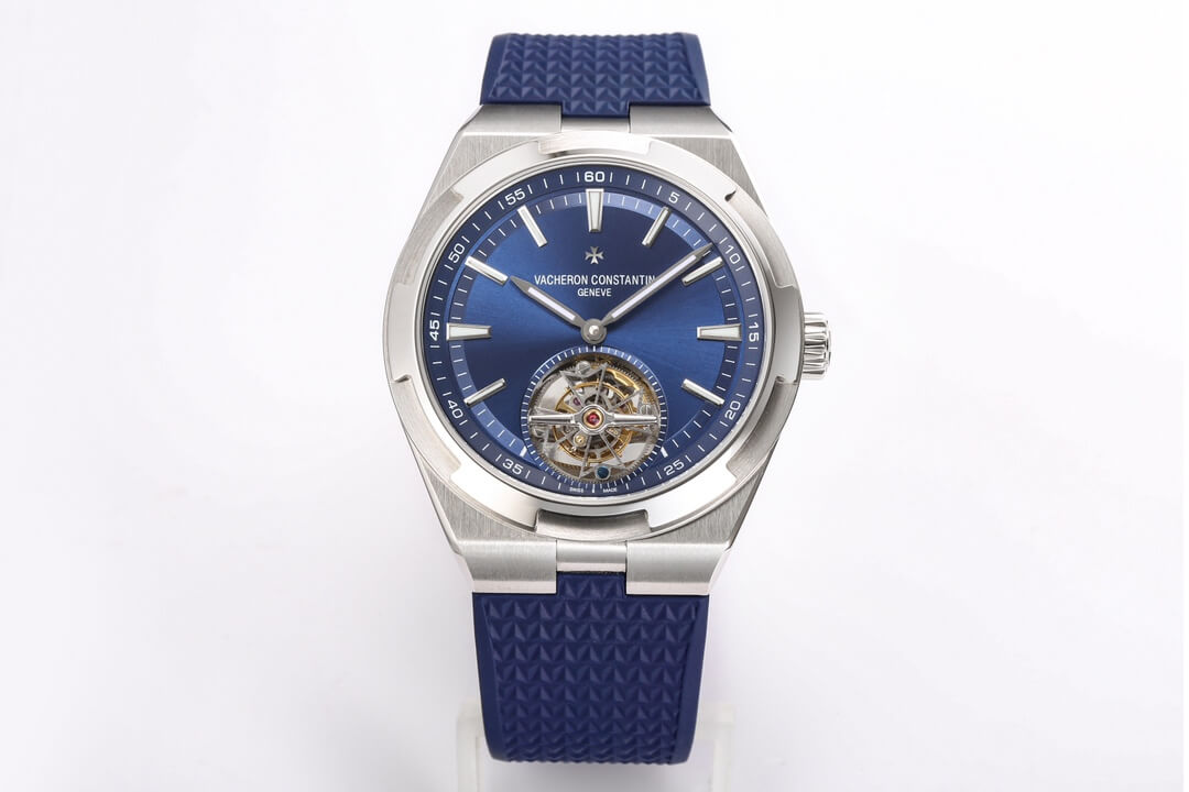 Vacheron Constantin Overseas Tourbillon 6000V/110A-B544 BBR Factory Blue Rubber Strap Replica Watch Vacheron Constantin Overseas Tourbillon 6000V/110A-B544 BBR Factory Blue Rubber Strap Replica Watch