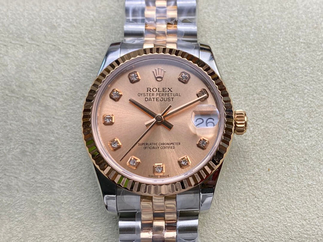 Rolex Datejust M278271-0024 31MM BP Factory Rose Gold Replica Watch Rolex Datejust M278271-0024 31MM BP Factory Rose Gold Replica Watch