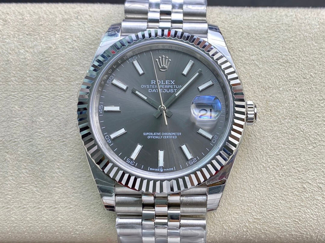 Rolex Datejust M126334-0014 EW Factory Grey Dial Replica Watch Rolex Datejust M126334-0014 EW Factory Grey Dial Replica Watch
