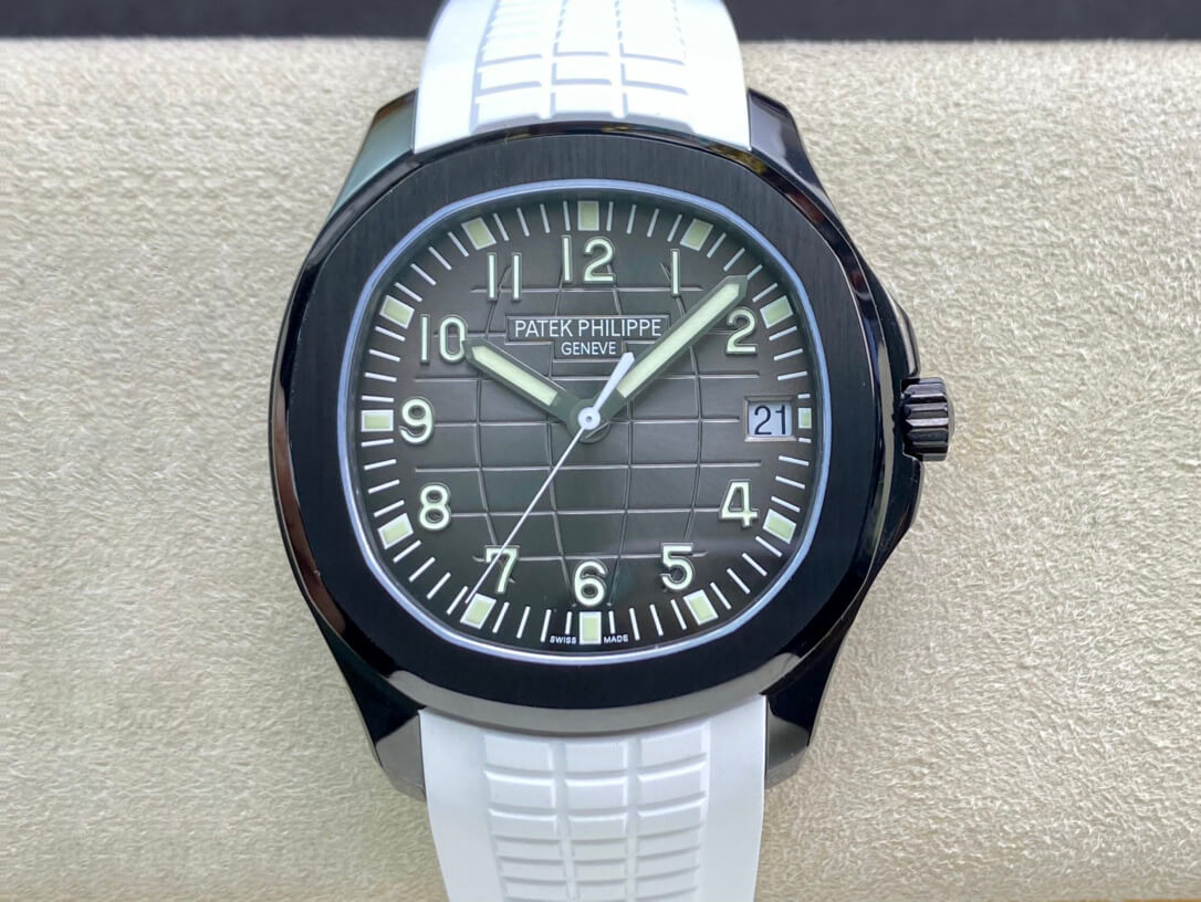 Patek Philippe Aquanaut PP5167 ZF Factory DLC White Rubber Strap Replica Watch - Best Quality Replica Watches UK Swiss Watch Brands 1:1 Replica Fake Watch Patek Philippe Aquanaut PP5167 ZF Factory DLC White Rubber Strap Replica Watch - Best Quality Replica Watches UK Swiss Watch Brands 1:1 Replica Fake Watch