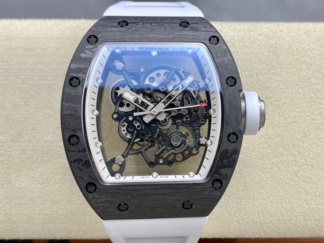 Richard Mille RM-055 BBR Factory Carbon Fiber Dial Replica Watch Richard Mille RM-055 BBR Factory Carbon Fiber Dial Replica Watch