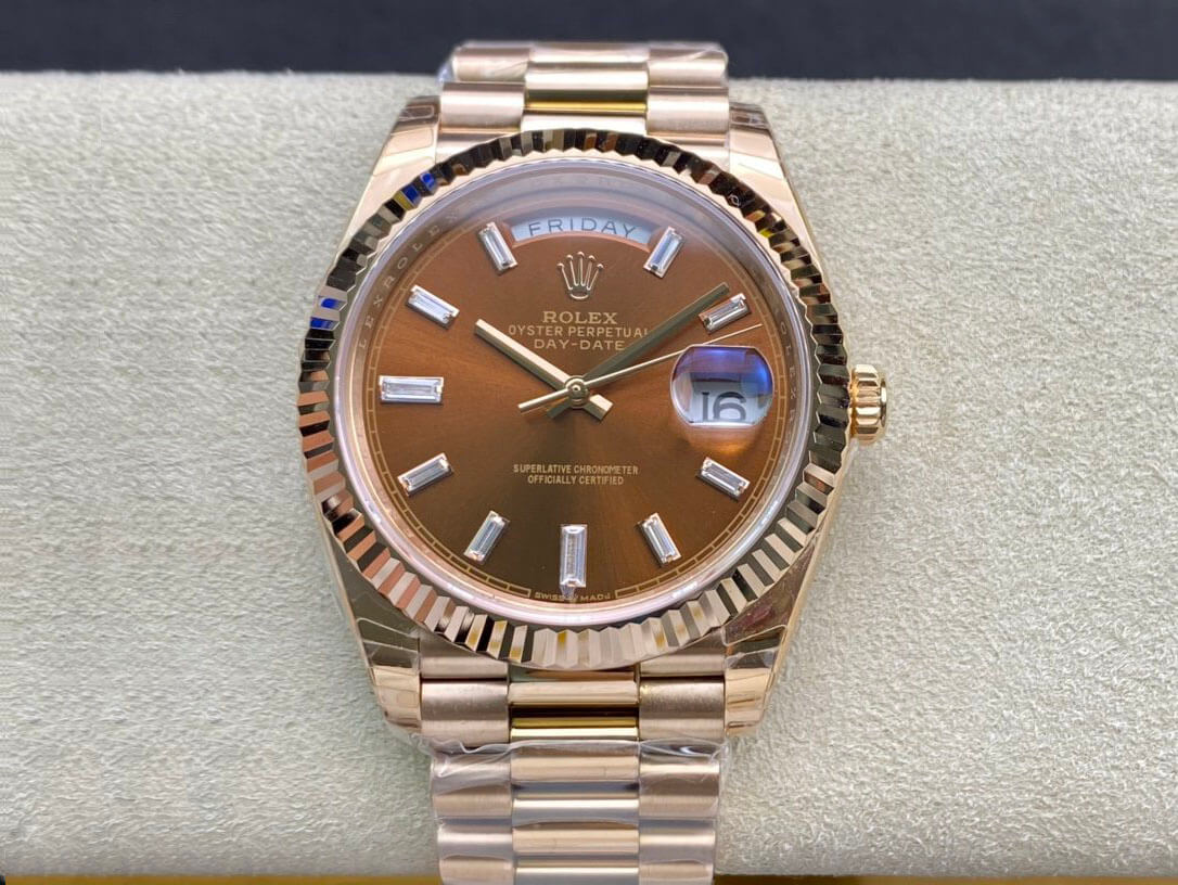 Rolex Day Date 228235 EW Factory V2 Rose Gold Replica Watch Rolex Day Date 228235 EW Factory V2 Rose Gold Replica Watch