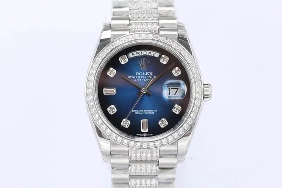Rolex Day Date M128349RBR-0016 EW Factory Diamond Bezel Replica Watch Rolex Day Date M128349RBR-0016 EW Factory Diamond Bezel Replica Watch