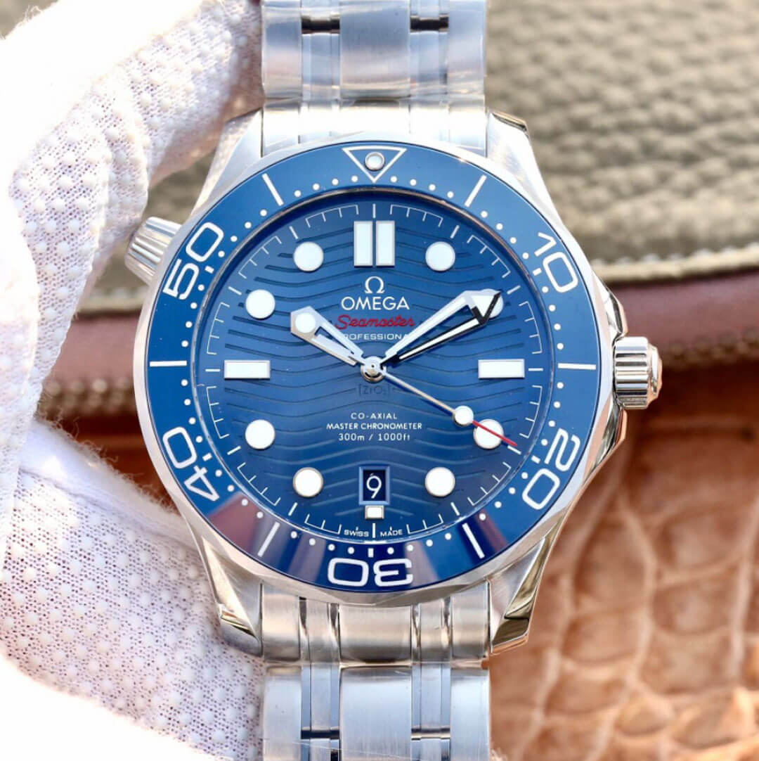 Omega Seamaster Diver 300M 210.30.42.20.03.001 VS Factory Blue Bezel Replica Watch Omega Seamaster Diver 300M 210.30.42.20.03.001 VS Factory Blue Bezel Replica Watch