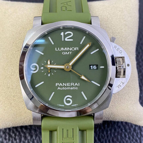 Panerai Luminor PAM01056 VS Factory Green Rubber Strap Replica Watch Panerai Luminor PAM01056 VS Factory Green Rubber Strap Replica Watch