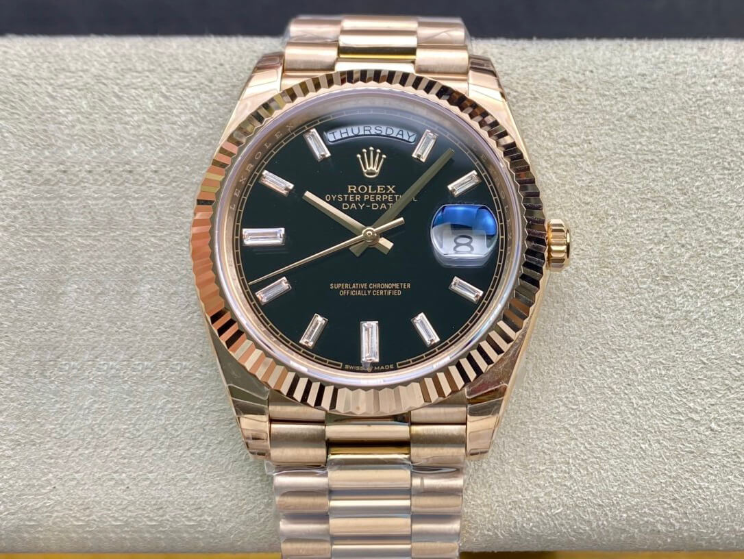 Rolex Day Date 228238a EW Factory V2 Rose Gold Replica Watch Rolex Day Date 228238a EW Factory V2 Rose Gold Replica Watch