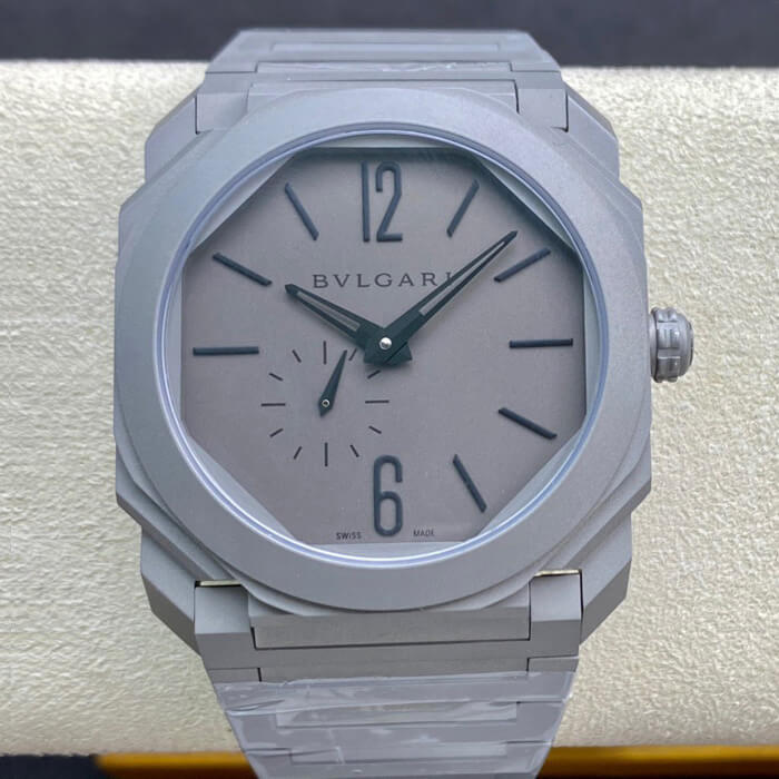 Bvlgari Octo Finissimo 102713 BGO40C14TTXTAUTO BV Factory Gray Dial Replica Watch Bvlgari Octo Finissimo 102713 BGO40C14TTXTAUTO BV Factory Gray Dial Replica Watch
