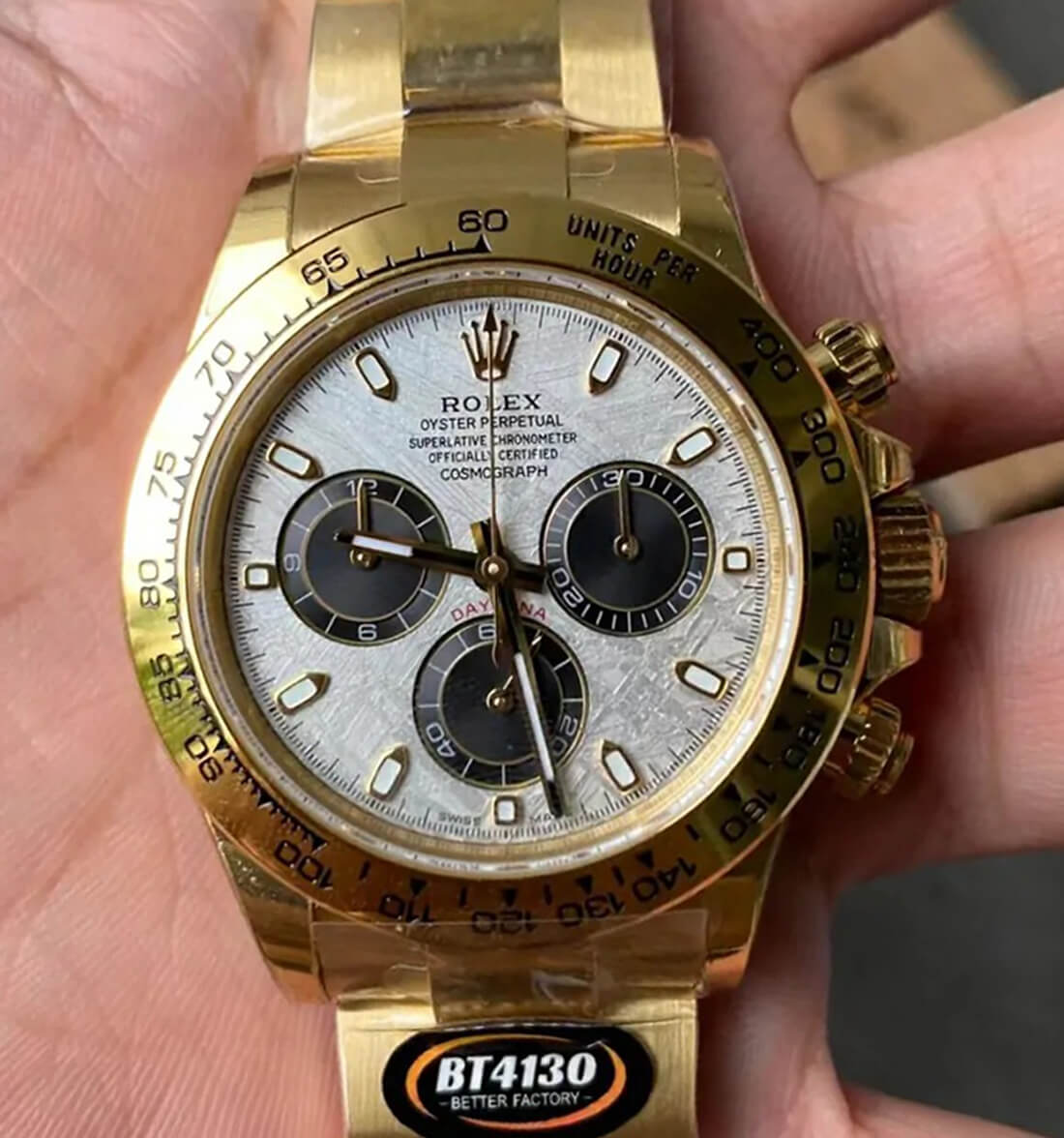 Rolex Daytona M116508-0015 BT Factory Yellow Gold Replica Watch Rolex Daytona M116508-0015 BT Factory Yellow Gold Replica Watch