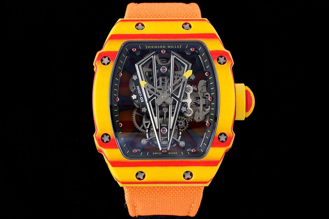 Richard Mille RM27-03 Rafael Nadal Tourbillon RM Factory Orange Strap Replica Watch Richard Mille RM27-03 Rafael Nadal Tourbillon RM Factory Orange Strap Replica Watch