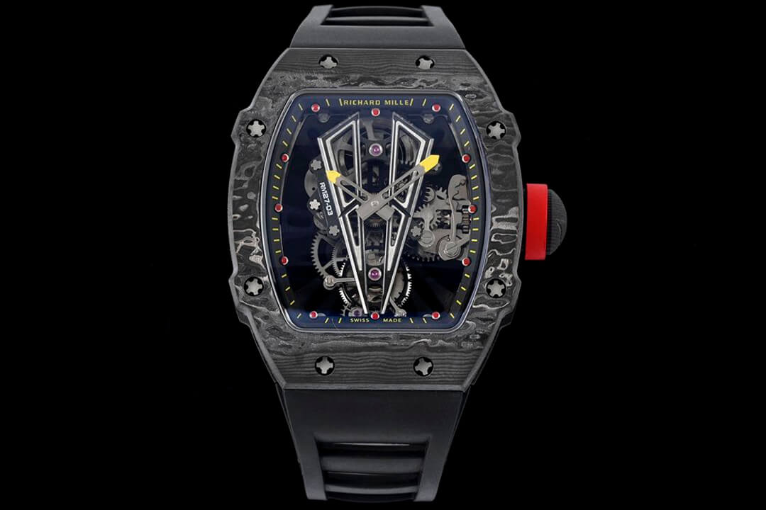 Richard Mille RM27-03 Rafael Nadal Tourbillon RM Factory Rubber Strap Replica Watch Richard Mille RM27-03 Rafael Nadal Tourbillon RM Factory Rubber Strap Replica Watch
