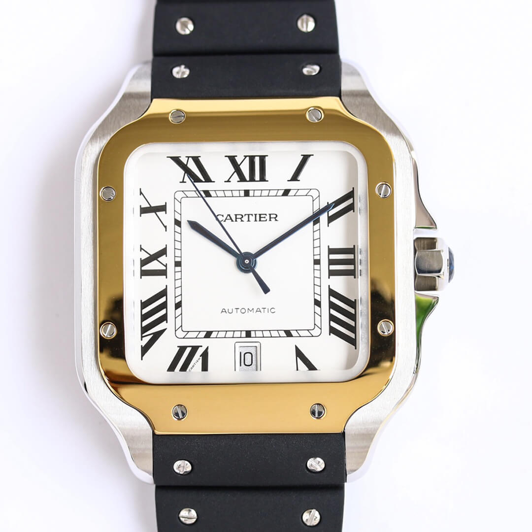 Cartier Santos W2SA0009 GF Factory V2 White Dial Replica Watch Cartier Santos W2SA0009 GF Factory V2 White Dial Replica Watch