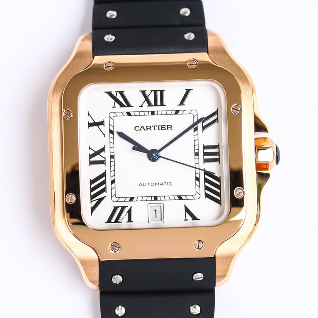Cartier Santos WGSA0007 GF Factory V2 Rose Gold Case Replica Watch Cartier Santos WGSA0007 GF Factory V2 Rose Gold Case Replica Watch