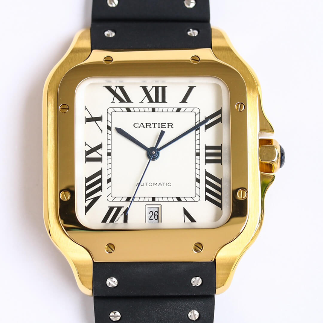 Cartier Santos WGSA0009 GF Factory V2 Yellow Gold Case Replica Watch Cartier Santos WGSA0009 GF Factory V2 Yellow Gold Case Replica Watch