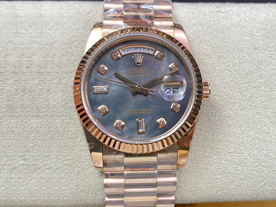 Rolex Day Date 118235 36MM GM Factory Rose Gold Replica Watch Rolex Day Date 118235 36MM GM Factory Rose Gold Replica Watch