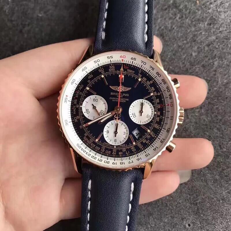 Breitling Navitimer 01 RB012012 JF Factory Blue Dial Replica Watch Breitling Navitimer 01 RB012012 JF Factory Blue Dial Replica Watch
