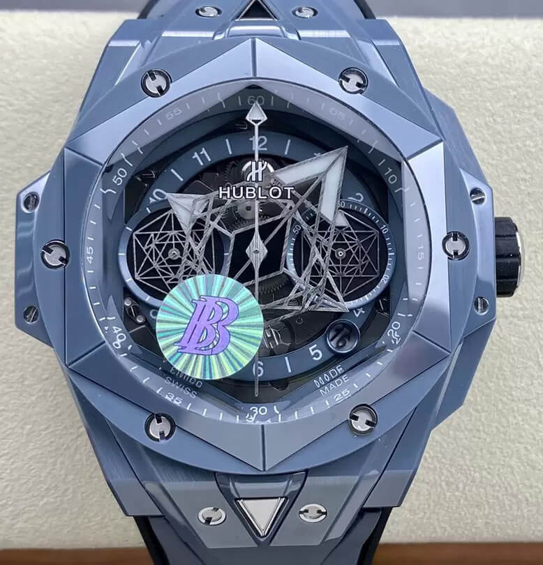 Hublot Big Bang Sang Bleu II 418.FX.8007.RX.MXM21 BB Factory Gray Ceramic Replica Watch Hublot Big Bang Sang Bleu II 418.FX.8007.RX.MXM21 BB Factory Gray Ceramic Replica Watch