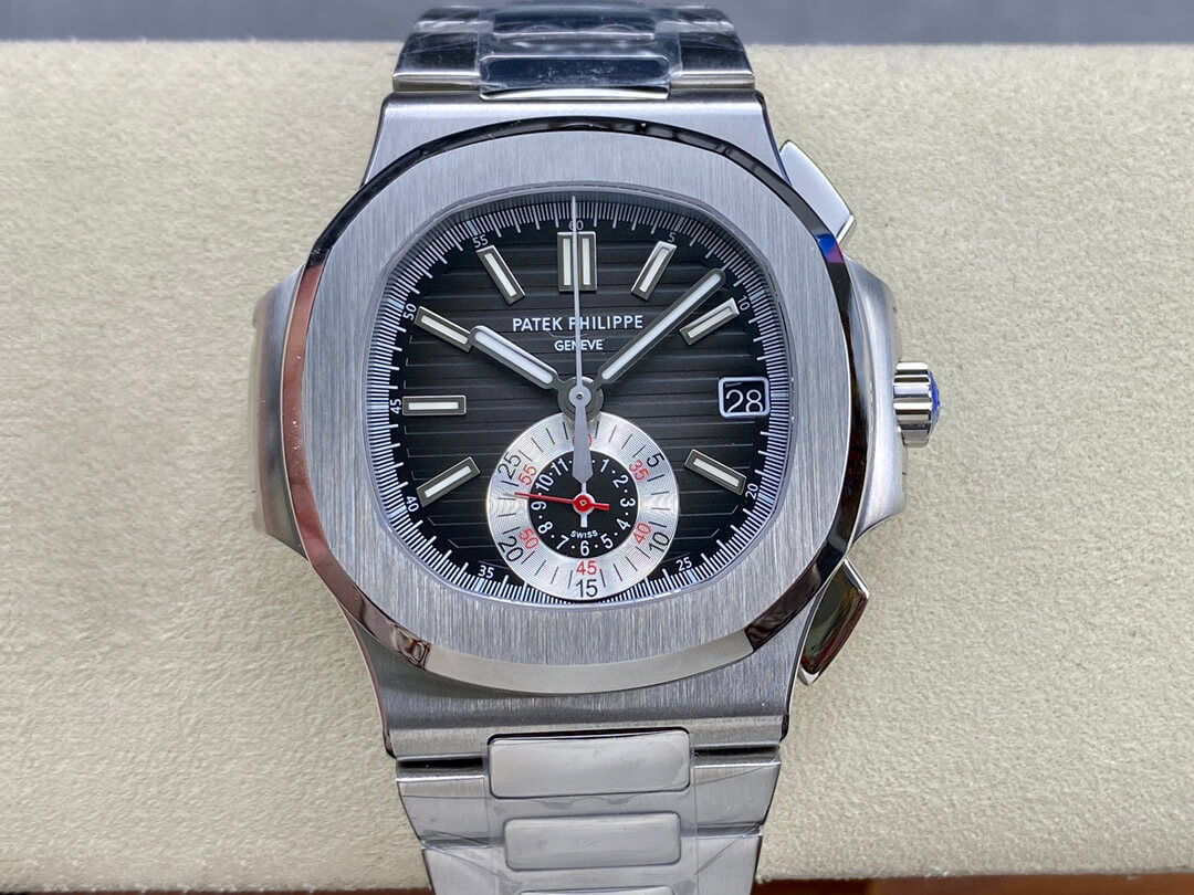 Patek Philippe Nautilus 5980/1A-014 PPF Factory Black Dial Replica Watch Patek Philippe Nautilus 5980/1A-014 PPF Factory Black Dial Replica Watch