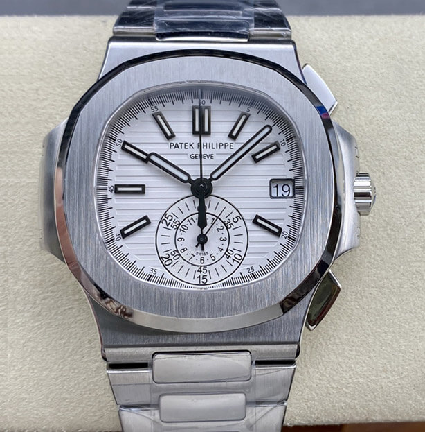 Patek Philippe Nautilus 5980/1A-019 PPF Factory White Dial Replica Watch Patek Philippe Nautilus 5980/1A-019 PPF Factory White Dial Replica Watch