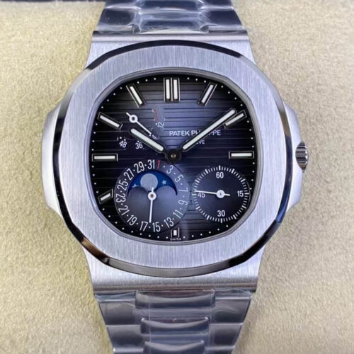 Patek Philippe Nautilus 5712/1A-001 ZF Factory V2 Dark Blue Dial Replica Watch Patek Philippe Nautilus 5712/1A-001 ZF Factory V2 Dark Blue Dial Replica Watch