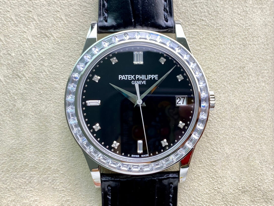Patek Philippe Calatrava 5298P-012 ZF Factory Diamond Bezel Replica Watch Patek Philippe Calatrava 5298P-012 ZF Factory Diamond Bezel Replica Watch