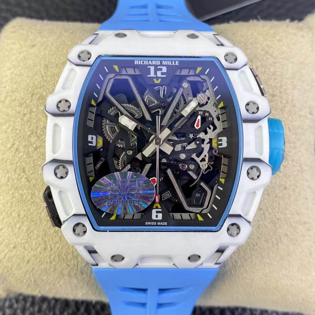 Richard Mille RM35-03 RM Factory White NTPT Carbon Fiber Replica Watch Richard Mille RM35-03 RM Factory White NTPT Carbon Fiber Replica Watch