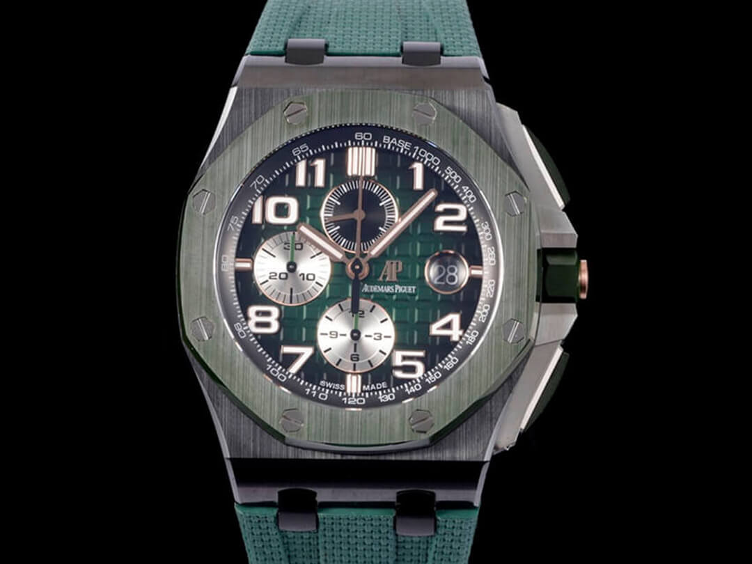 Audemars Piguet Royal Oak Offshore 26405CE.OO.A056CA.01 RS Factory Green Dial Replica Watch Audemars Piguet Royal Oak Offshore 26405CE.OO.A056CA.01 RS Factory Green Dial Replica Watch