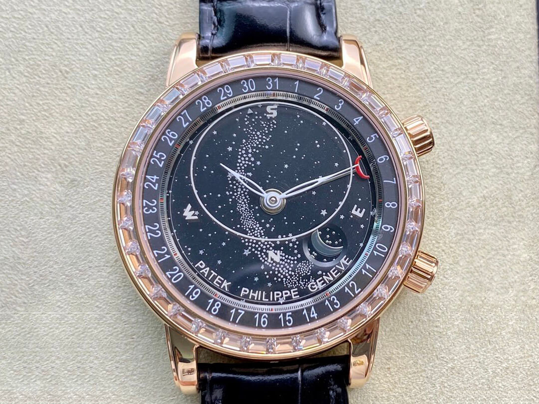 Patek Philippe Grand Complications 6104R-001 AI Factory Sky Moon Rose Gold Replica Watch Patek Philippe Grand Complications 6104R-001 AI Factory Sky Moon Rose Gold Replica Watch