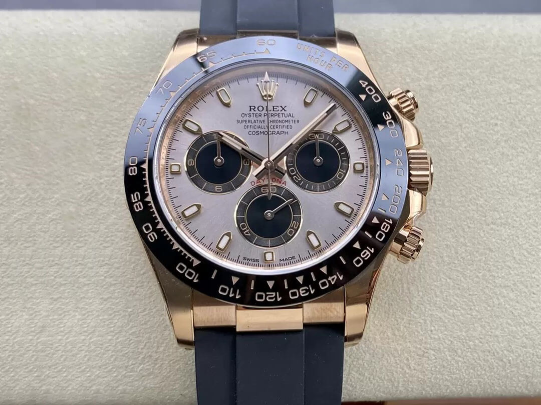 Rolex Cosmograph Daytona M116515LN-0059 Clean Factory Rubber Strap Replica Watch Rolex Cosmograph Daytona M116515LN-0059 Clean Factory Rubber Strap Replica Watch