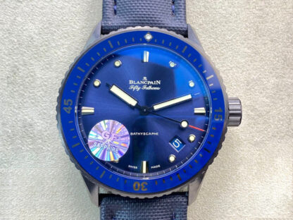 Blancpain Fifty Fathoms 5000-0240-O52A GF Factory Blue Bezel Replica Watch Blancpain Fifty Fathoms 5000-0240-O52A GF Factory Blue Bezel Replica Watch