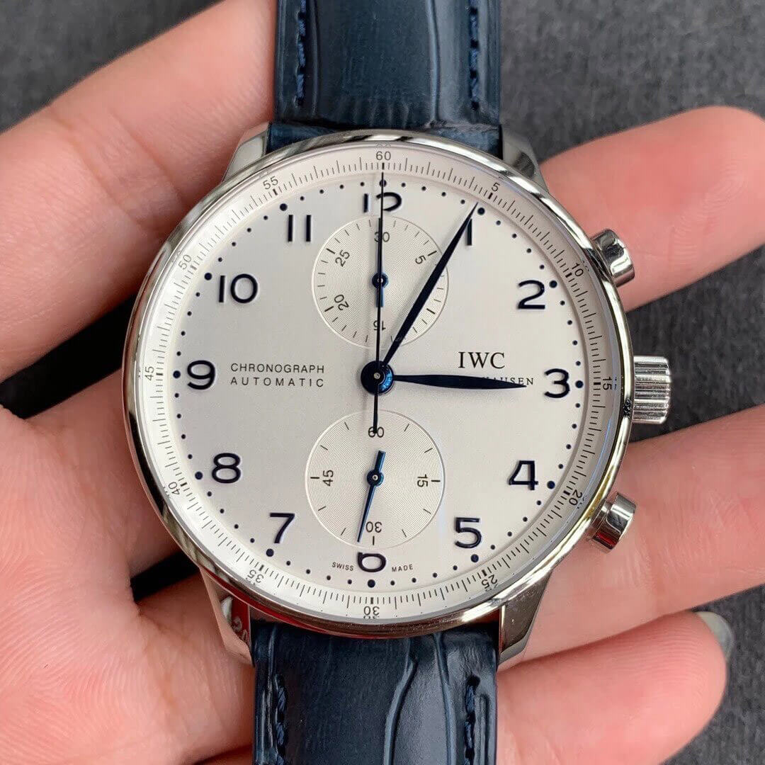 IWC Portugieser IW371446 ZF Factory V2 Leather Strap Replica Watch IWC Portugieser IW371446 ZF Factory V2 Leather Strap Replica Watch