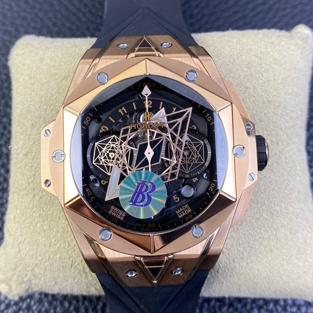 Hublot Big Bang Sang Bleu II 418.OX.1108.RX.MXM19 BB Factory Rubber Strap Replica Watch Hublot Big Bang Sang Bleu II 418.OX.1108.RX.MXM19 BB Factory Rubber Strap Replica Watch
