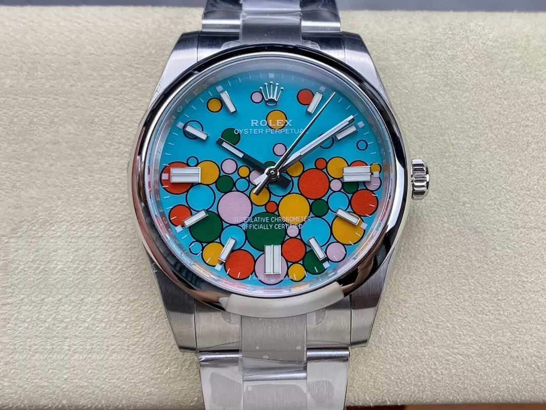 Rolex Oyster Perpetual M124300-0008 41MM EW Factory Turquoise Blue Dial Replica Watch Rolex Oyster Perpetual M124300-0008 41MM EW Factory Turquoise Blue Dial Replica Watch