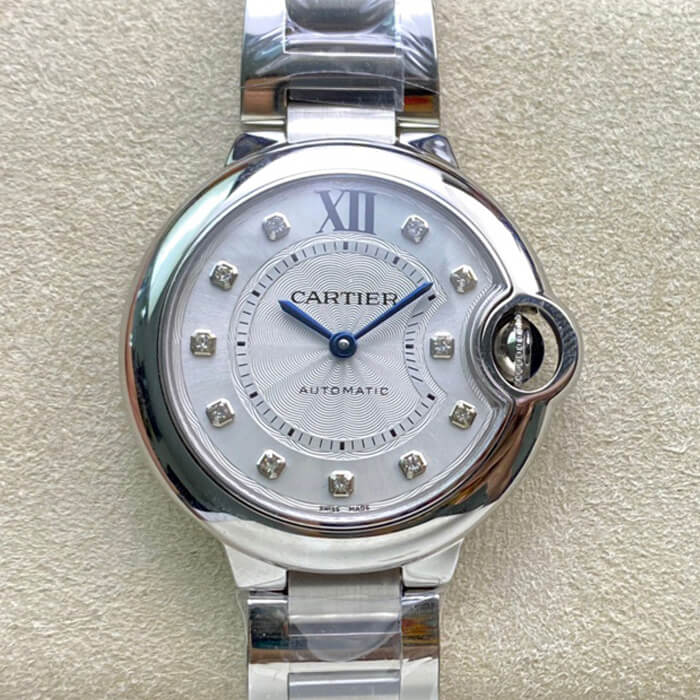 Ballon Bleu De Cartier WE902074 33MM V6 Factory Steel Strap Replica Watch Ballon Bleu De Cartier WE902074 33MM V6 Factory Steel Strap Replica Watch