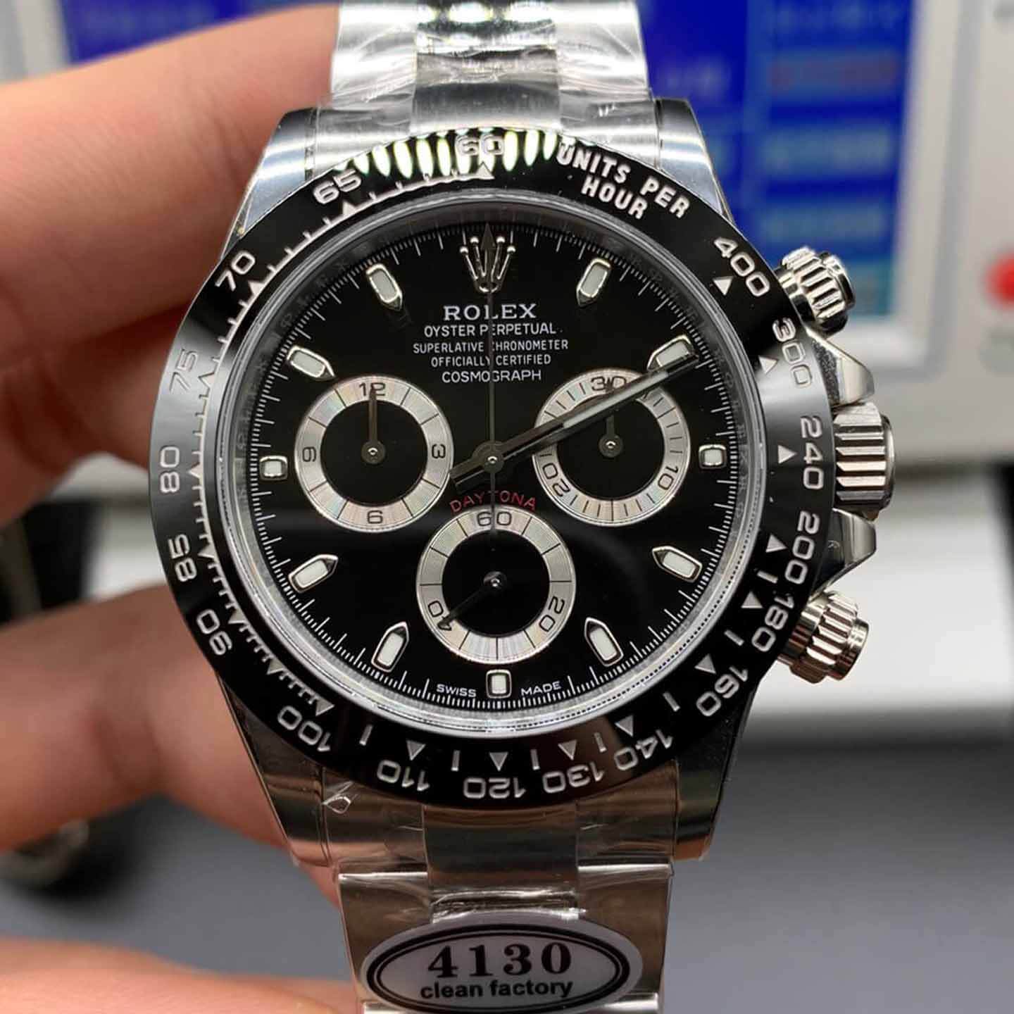 Rolex Cosmograph Daytona M116500LN-0002 Clean Factory V3 Black Dial Replica Watch Rolex Cosmograph Daytona M116500LN-0002 Clean Factory V3 Black Dial Replica Watch