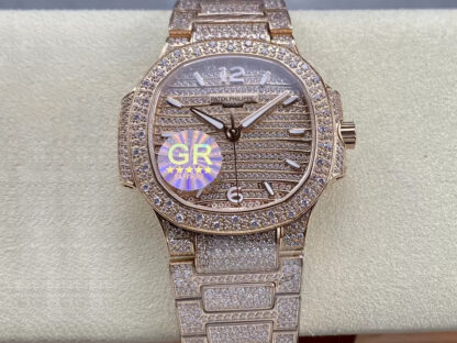 Patek Philippe Aquanaut 7118/1450R-001 GR Factory Gold Diamond Dial Replica Watch Patek Philippe Aquanaut 7118/1450R-001 GR Factory Gold Diamond Dial Replica Watch