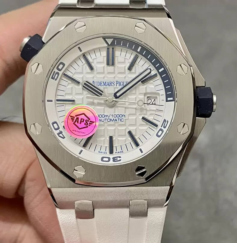 Audemars Piguet Royal Oak Offshore 15710ST.OO.A010CA.01 APS Factory White Dial Replica Watch Audemars Piguet Royal Oak Offshore 15710ST.OO.A010CA.01 APS Factory White Dial Replica Watch