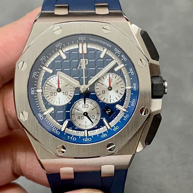 Audemars Piguet Royal Oak Offshore 26420TI.OO.A027CA.01 APF Factory Blue Dial Replica Watch Audemars Piguet Royal Oak Offshore 26420TI.OO.A027CA.01 APF Factory Blue Dial Replica Watch